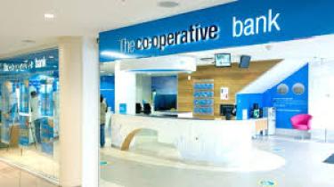 A picture if inside a co operative bank
