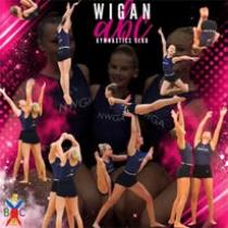A image of a girl displaying various gymnastic moves