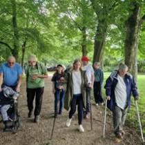 Image of group walking